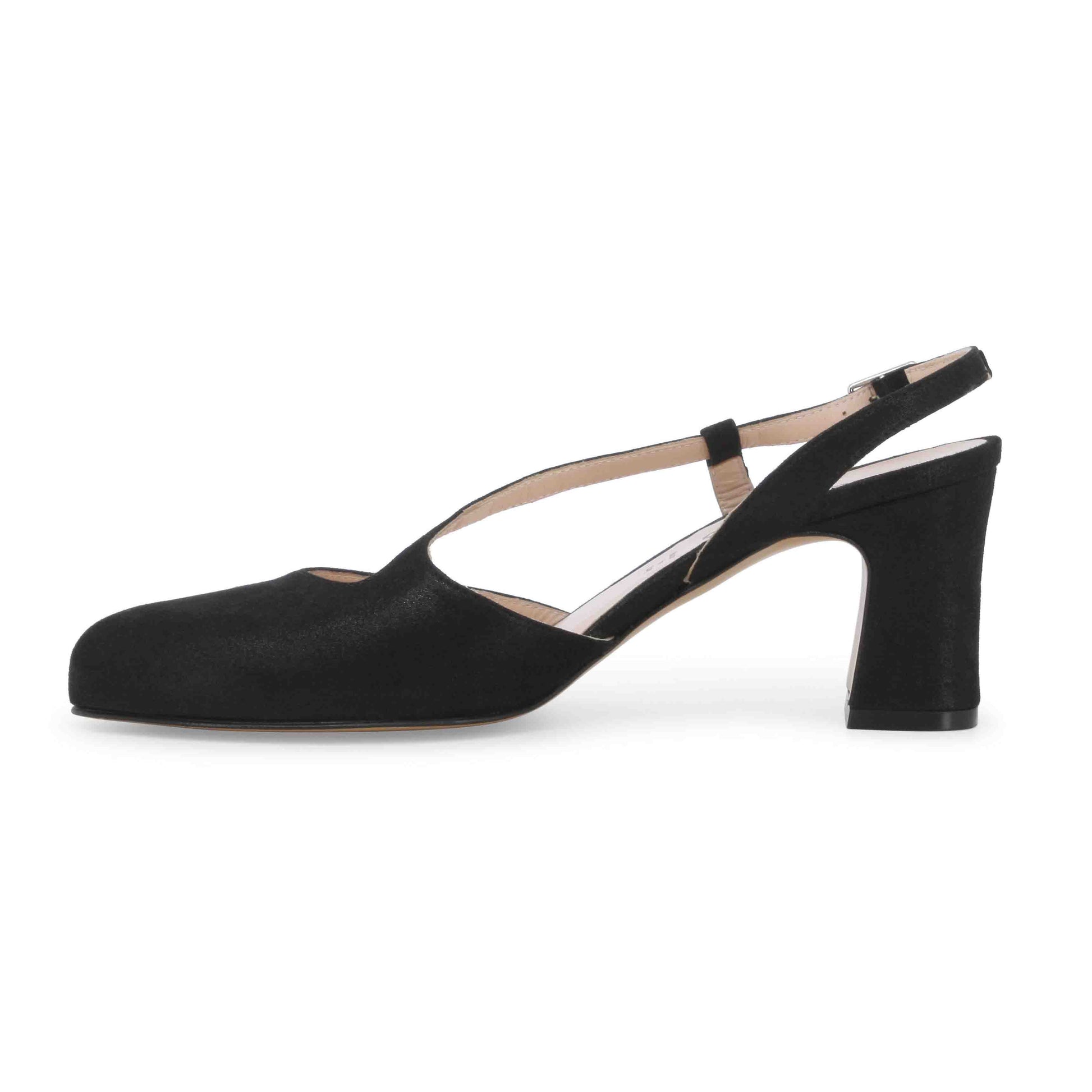 Melluso Décolleté donna in camoscio nero x517z