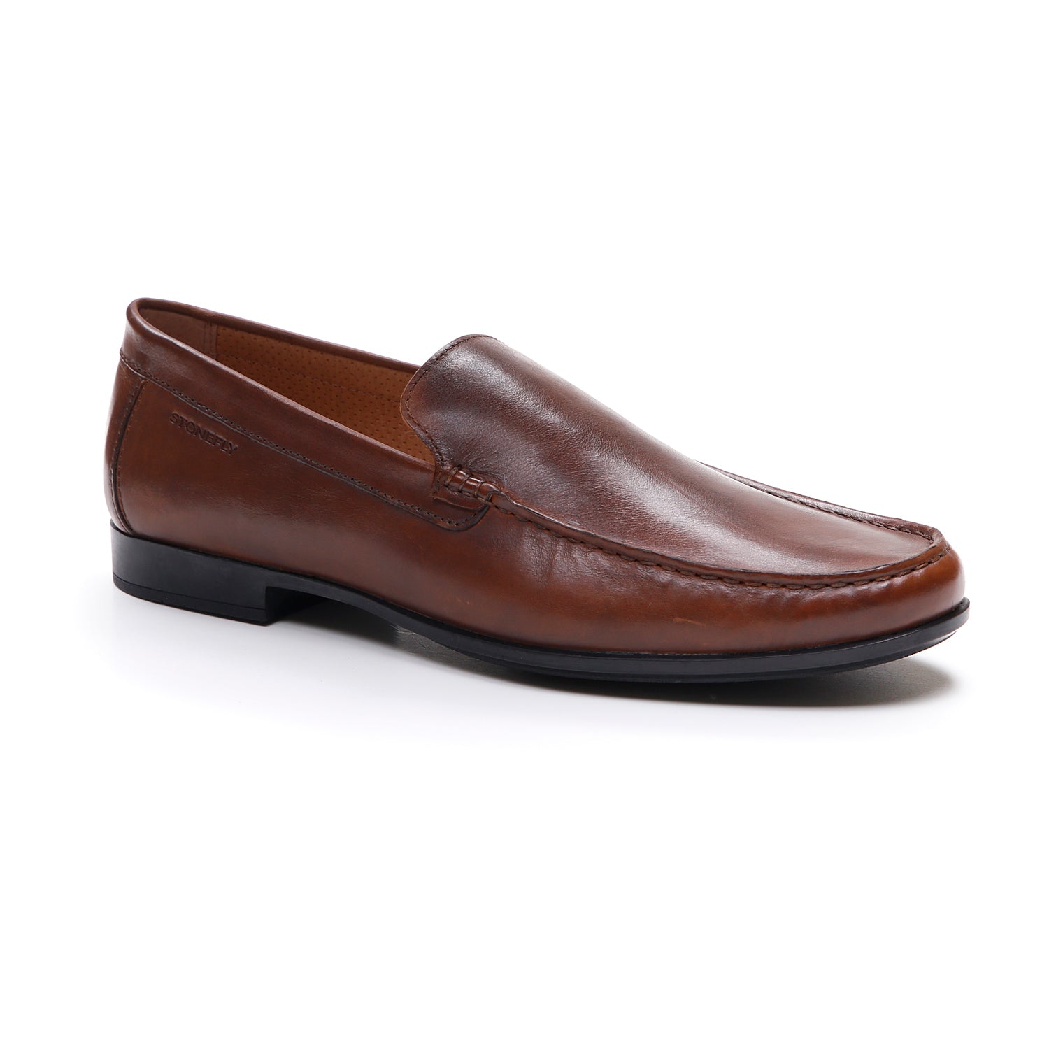Stonefly  mocassini CALF LEATHER marrone