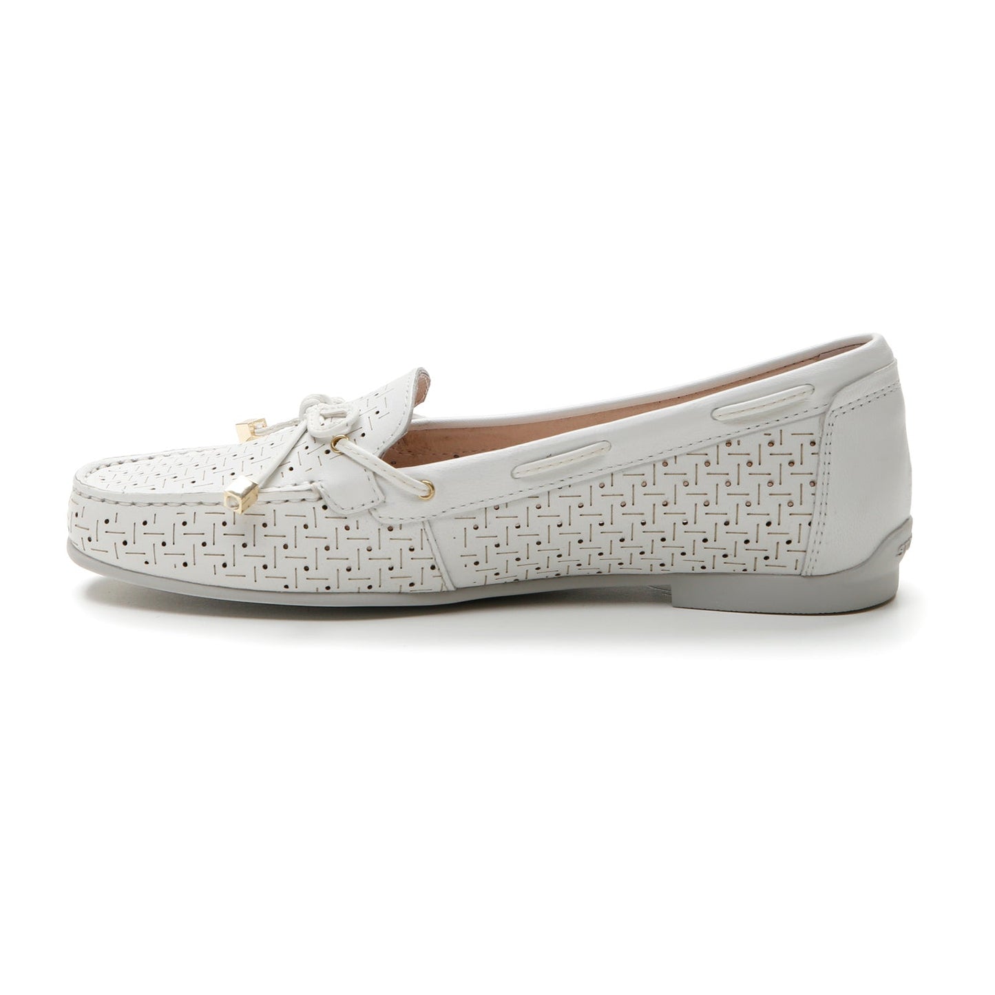 Stonefly Mocassino da donna in pelle nappa bianca Capri 1