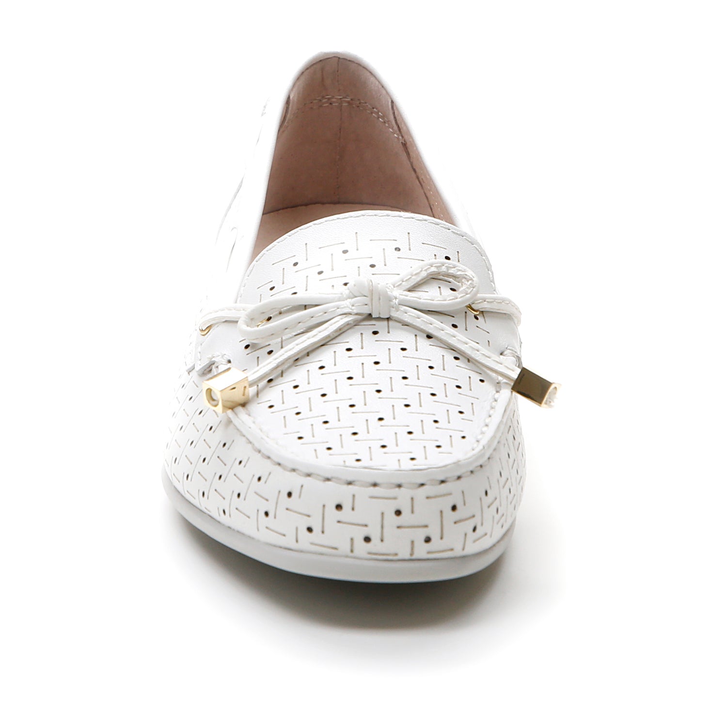 Stonefly Mocassino da donna in pelle nappa bianca Capri 1