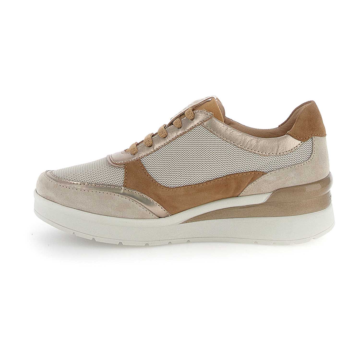 Stonefly sneakers cream 52 Velour Marrone