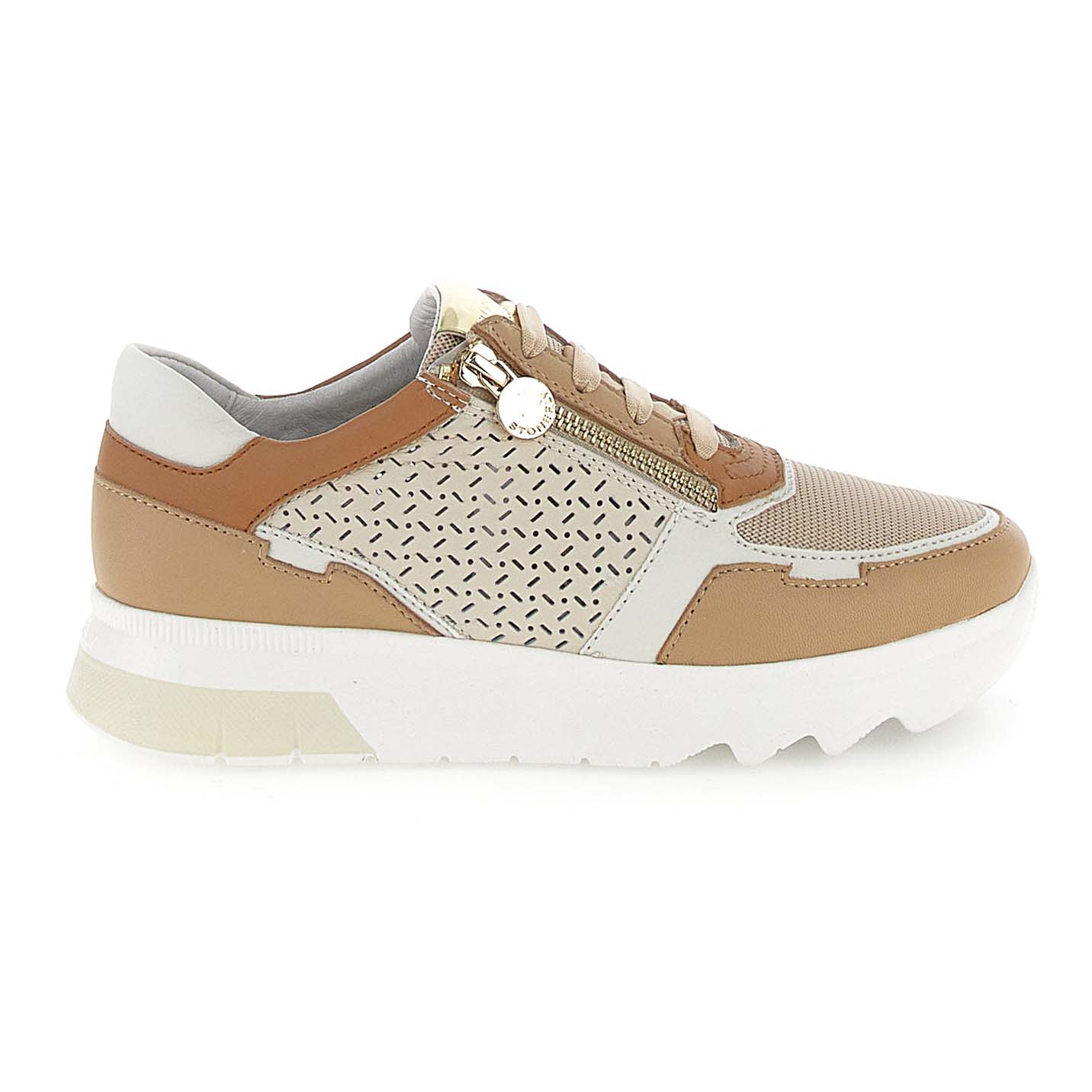Stonefly NAPPA LEATHER Birch White
