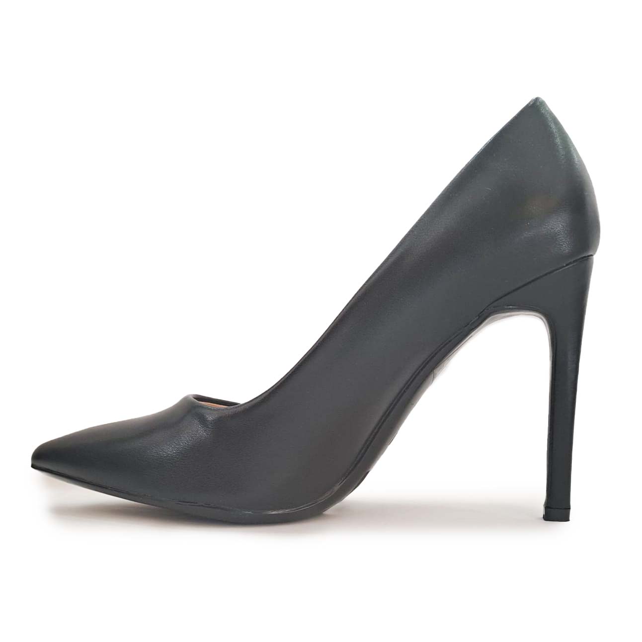 Francesco Milano Décolleté in pelle nera tacco 100