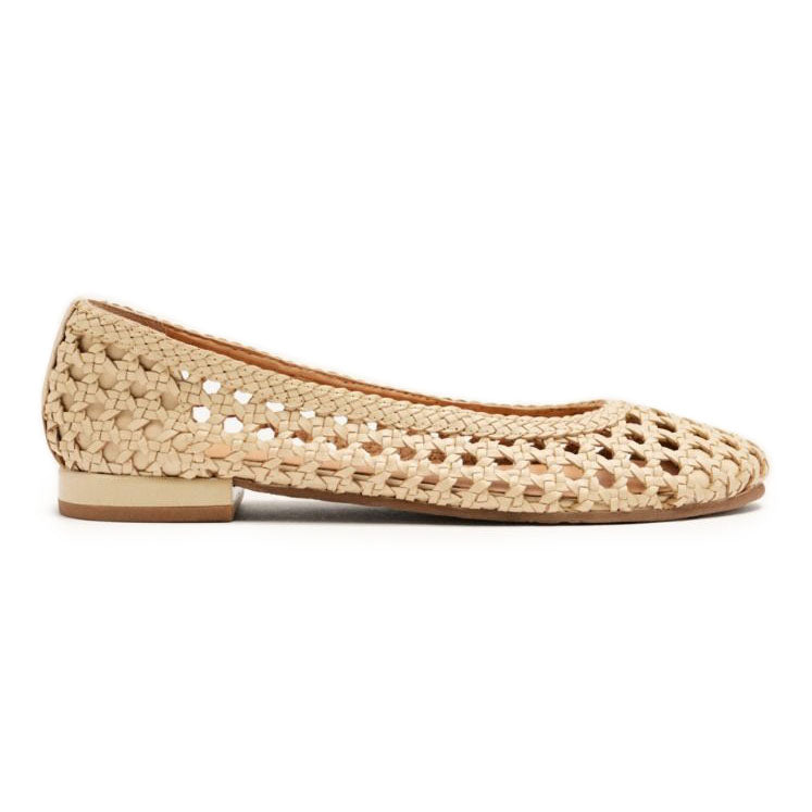 Gioseppo balerina in pelle intrecciata Lorain