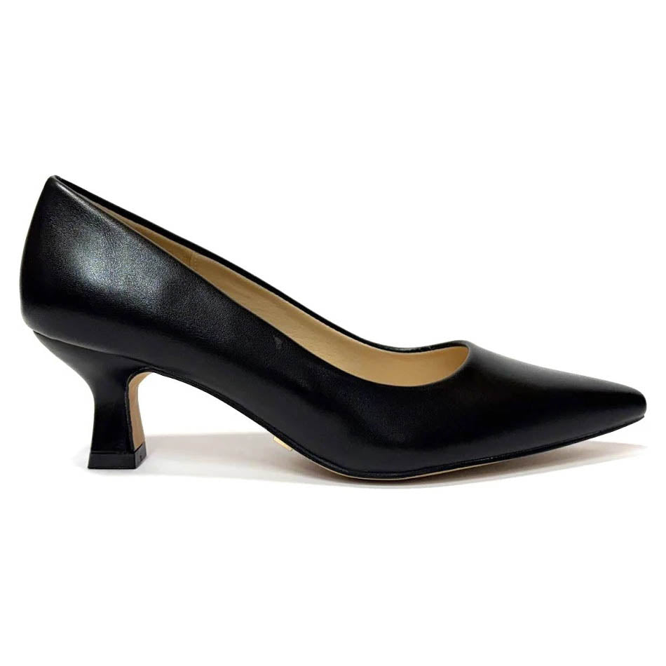 Miabelle scarpe donna decollete con tacco A rocchetto basso mb30 nero