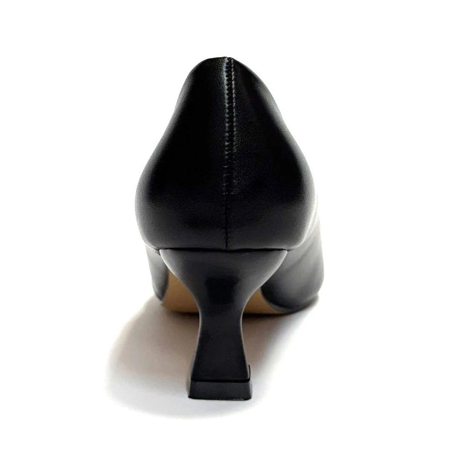 Miabelle scarpe donna decollete con tacco A rocchetto basso mb30 nero
