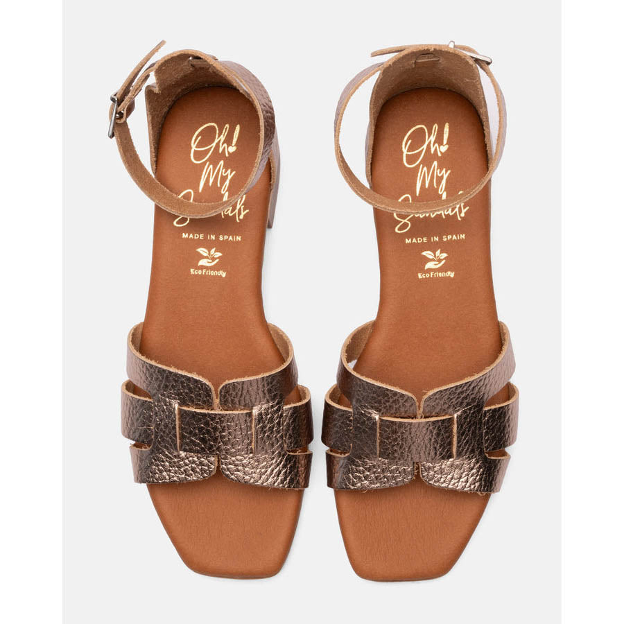 Oh My Sandals Doya Champagne tacco 30
