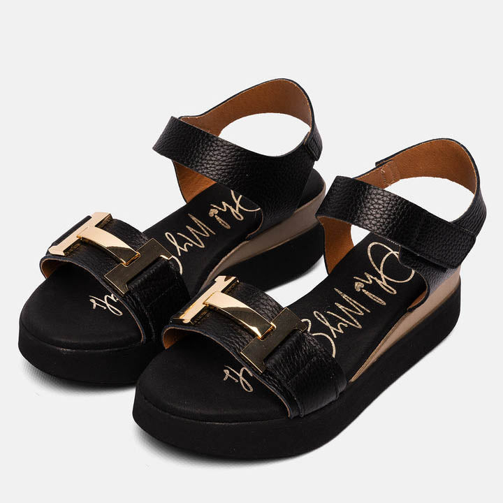 Oh My Sandals Doya Negro