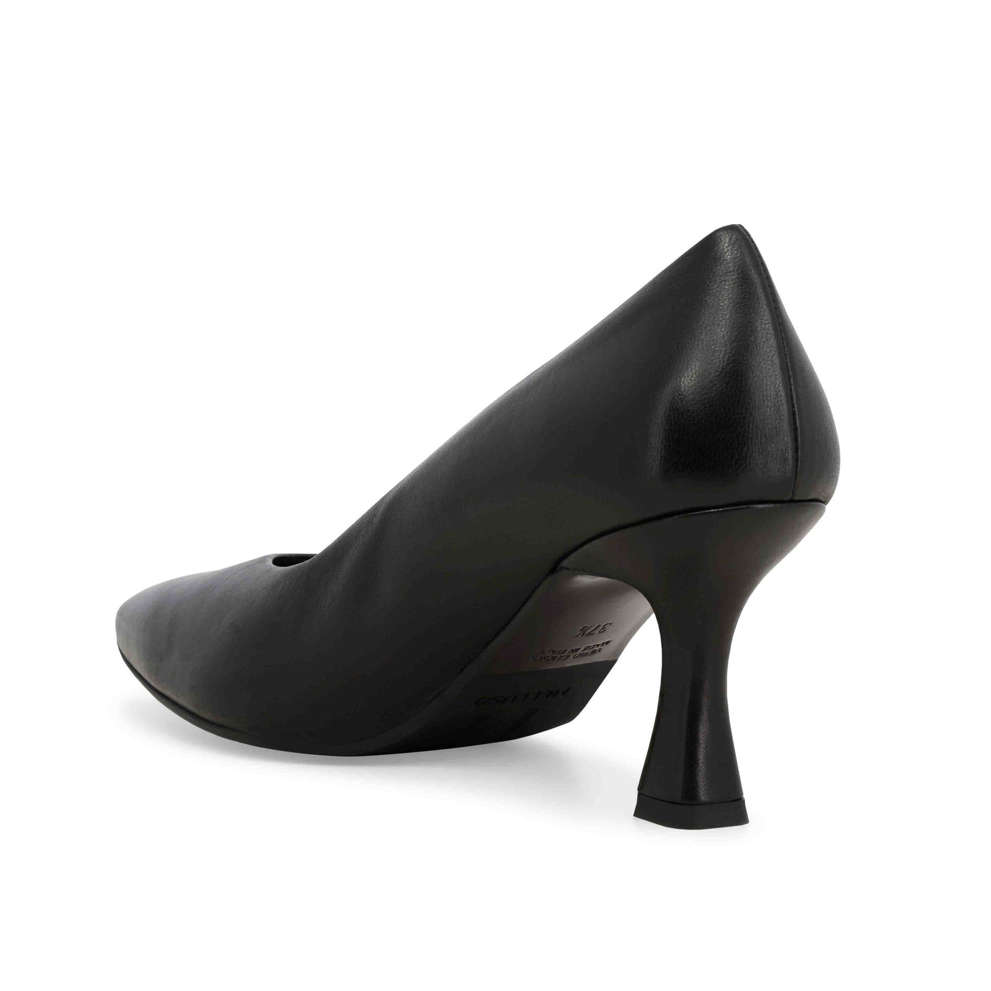 Melluso Nappetta Nero Décolleté in pelle d5176z