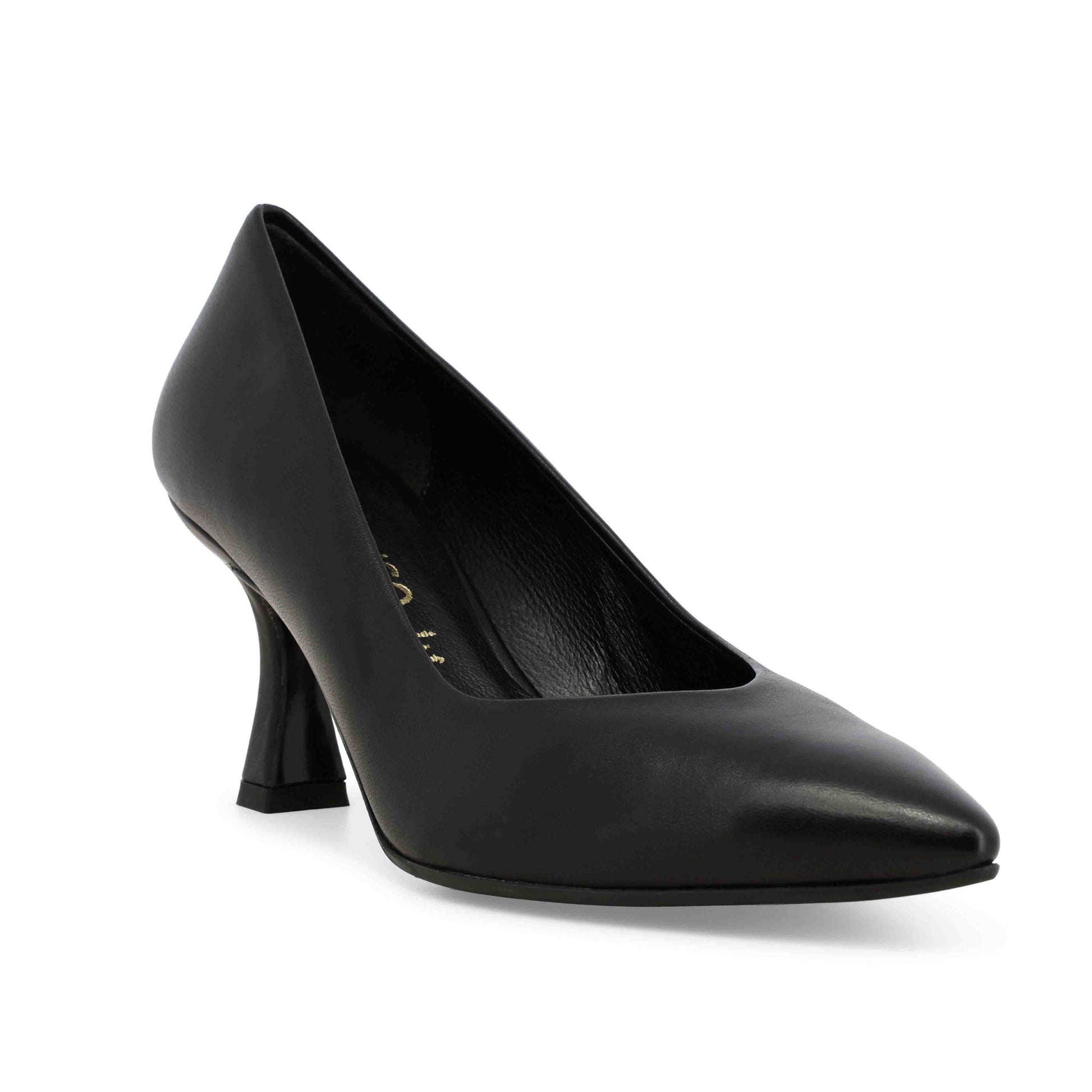 Melluso Nappetta Nero Décolleté in pelle d5176z