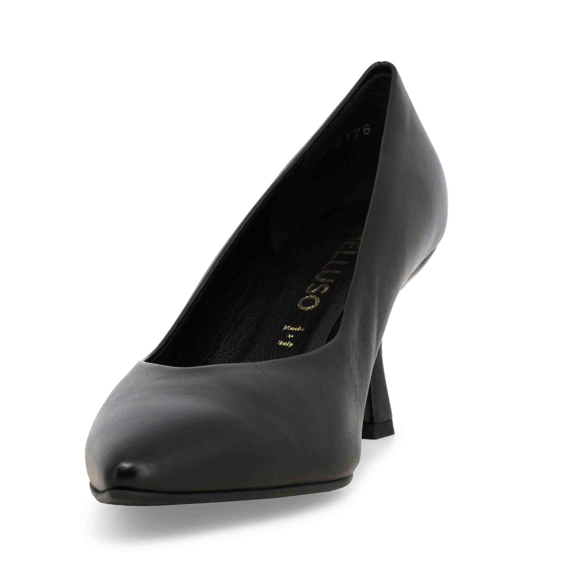 Melluso Nappetta Nero Décolleté in pelle d5176z