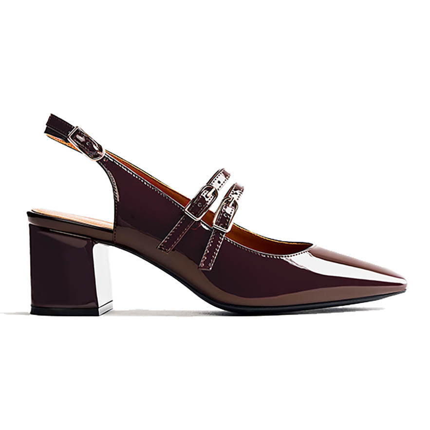Gioseppo Slingback Marrone Sodus Tacco 55