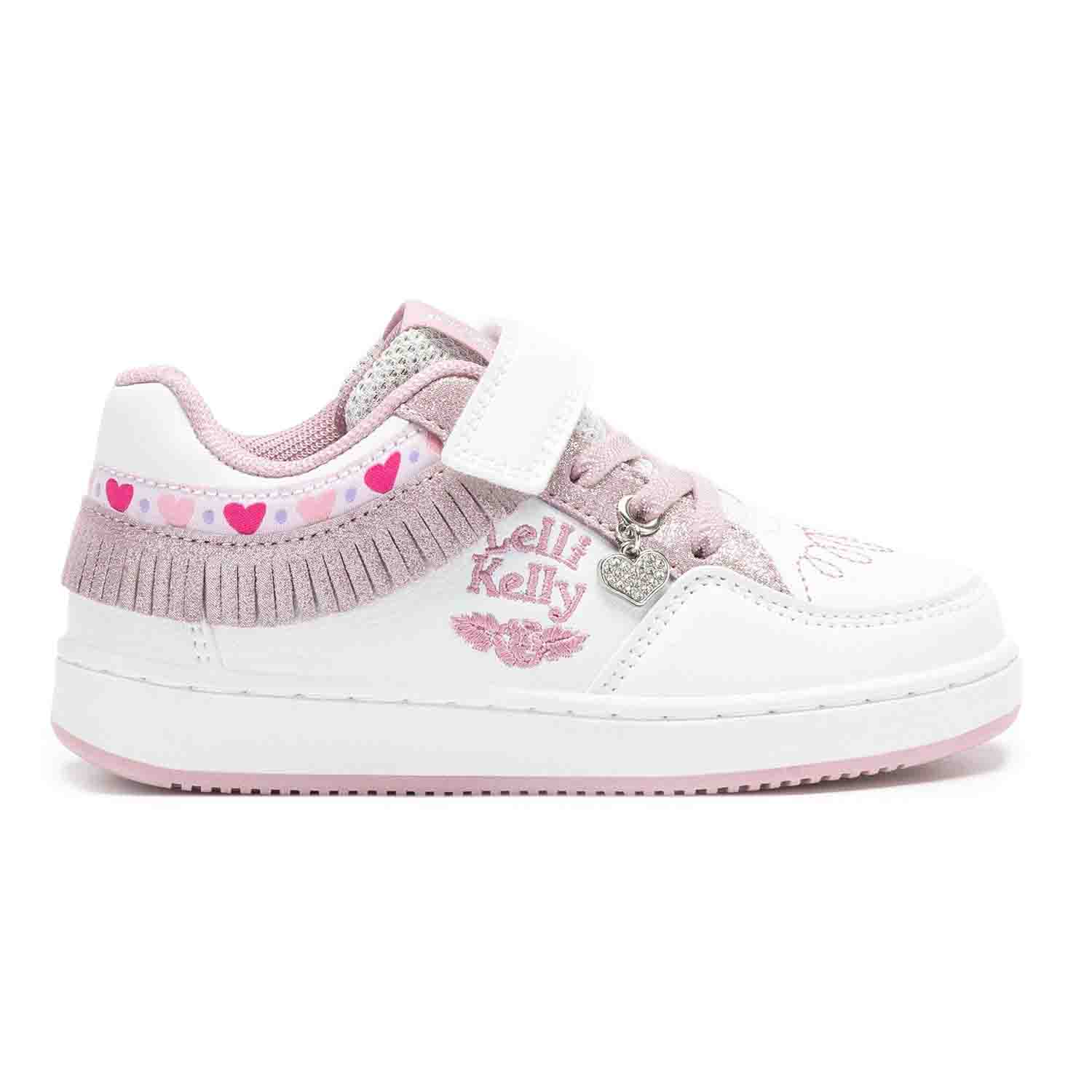 Lelli Kelly Sneakers Lkaa8095 Frangetta Bianco Cipria