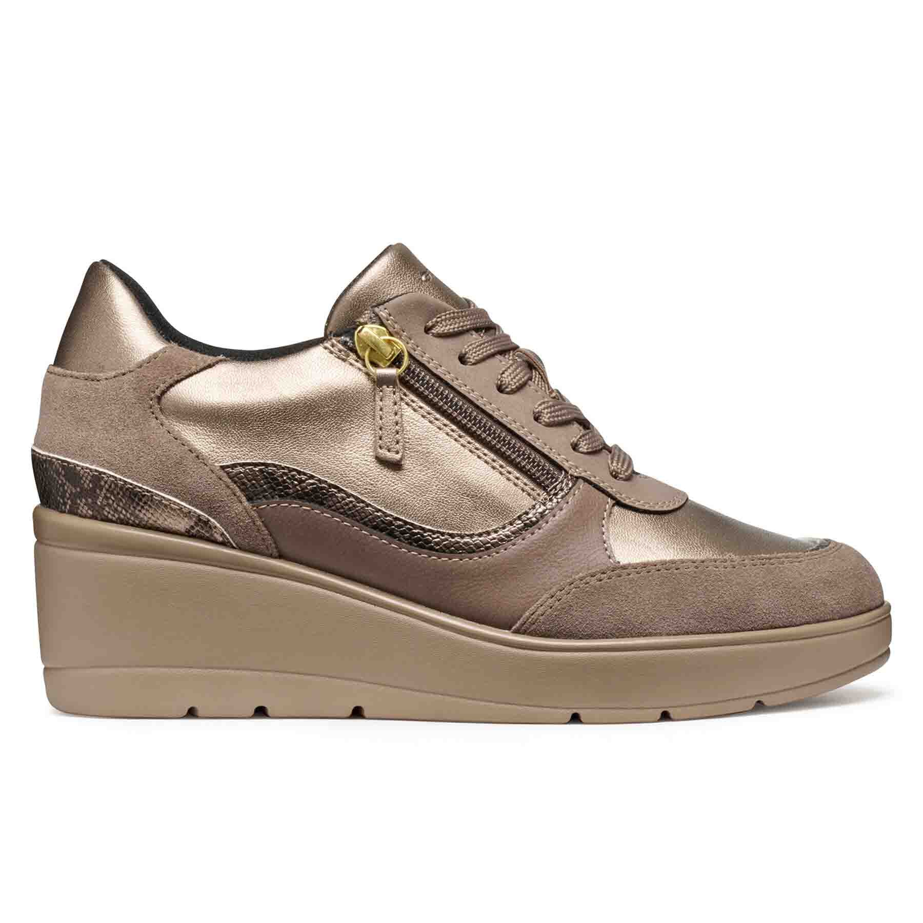 Geox D46RAA 0AJ22 C6029 Taupe D ILDE A GBK PERL SCAMOSCIA