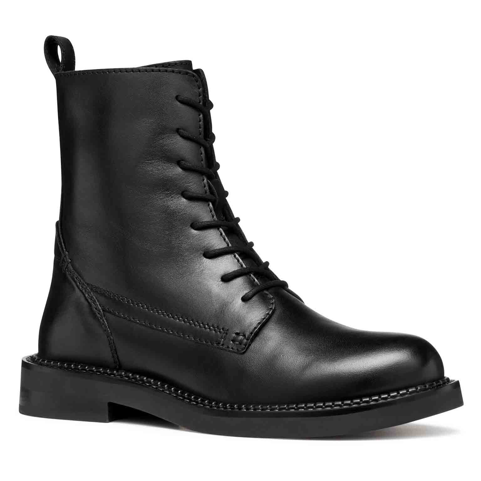 Geox D56WYB 43 C9999 Black D SERILDA B VIT LISCIO