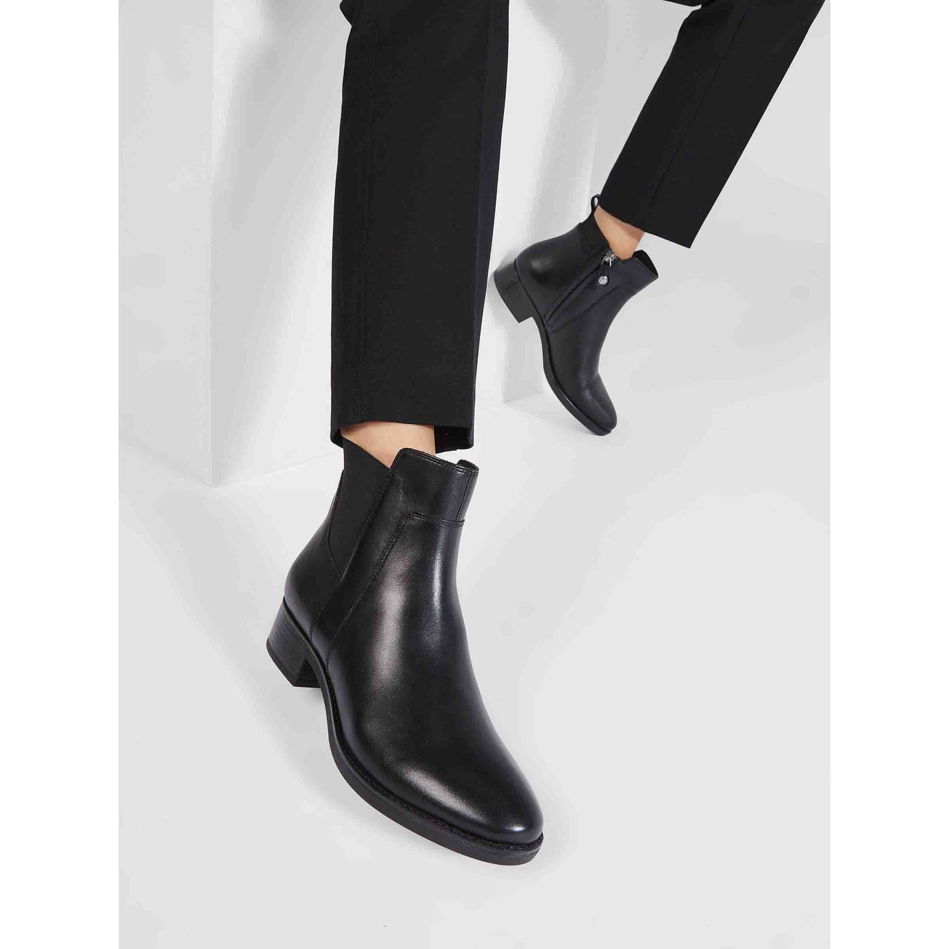 Geox D94G1G 43 C9999 Black D FELICITY G VIT LISCIO