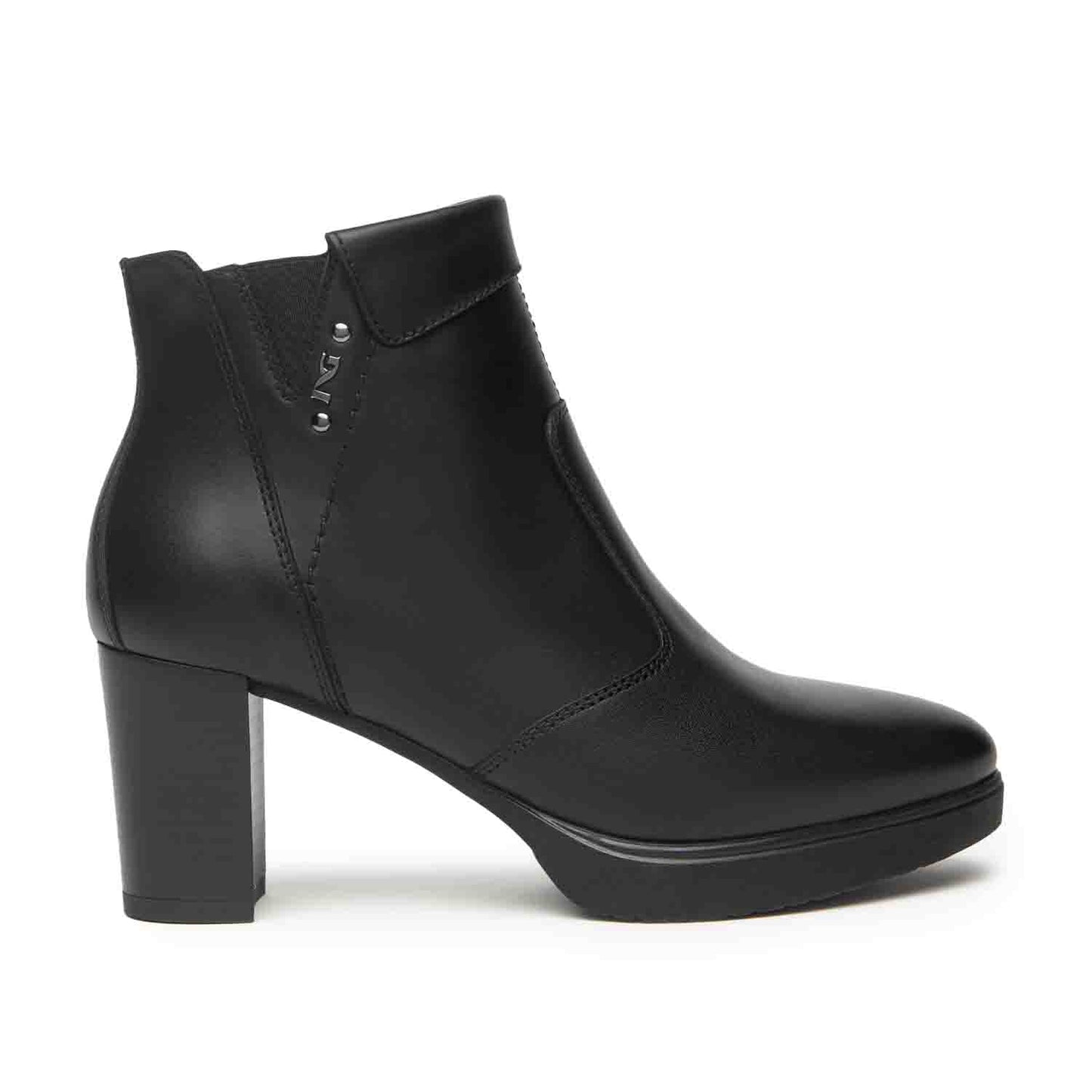 NeroGiardini Tronchetti donna in pelle