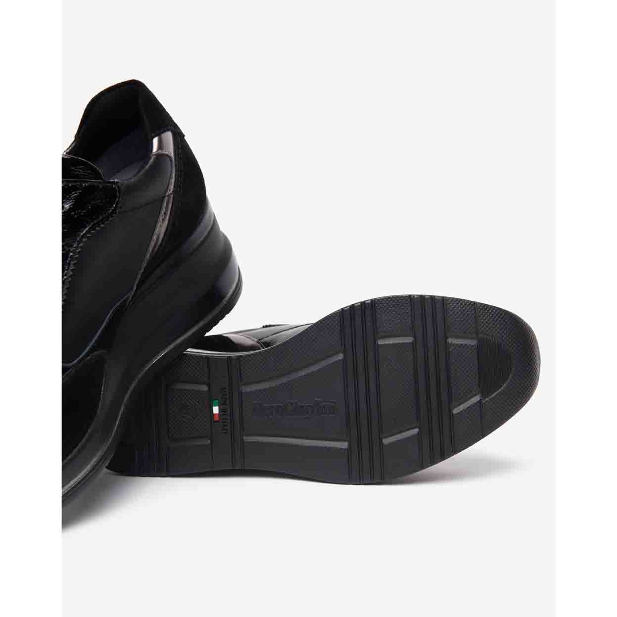 NeroGiardini Sneakers Donna in Suede,Vernice