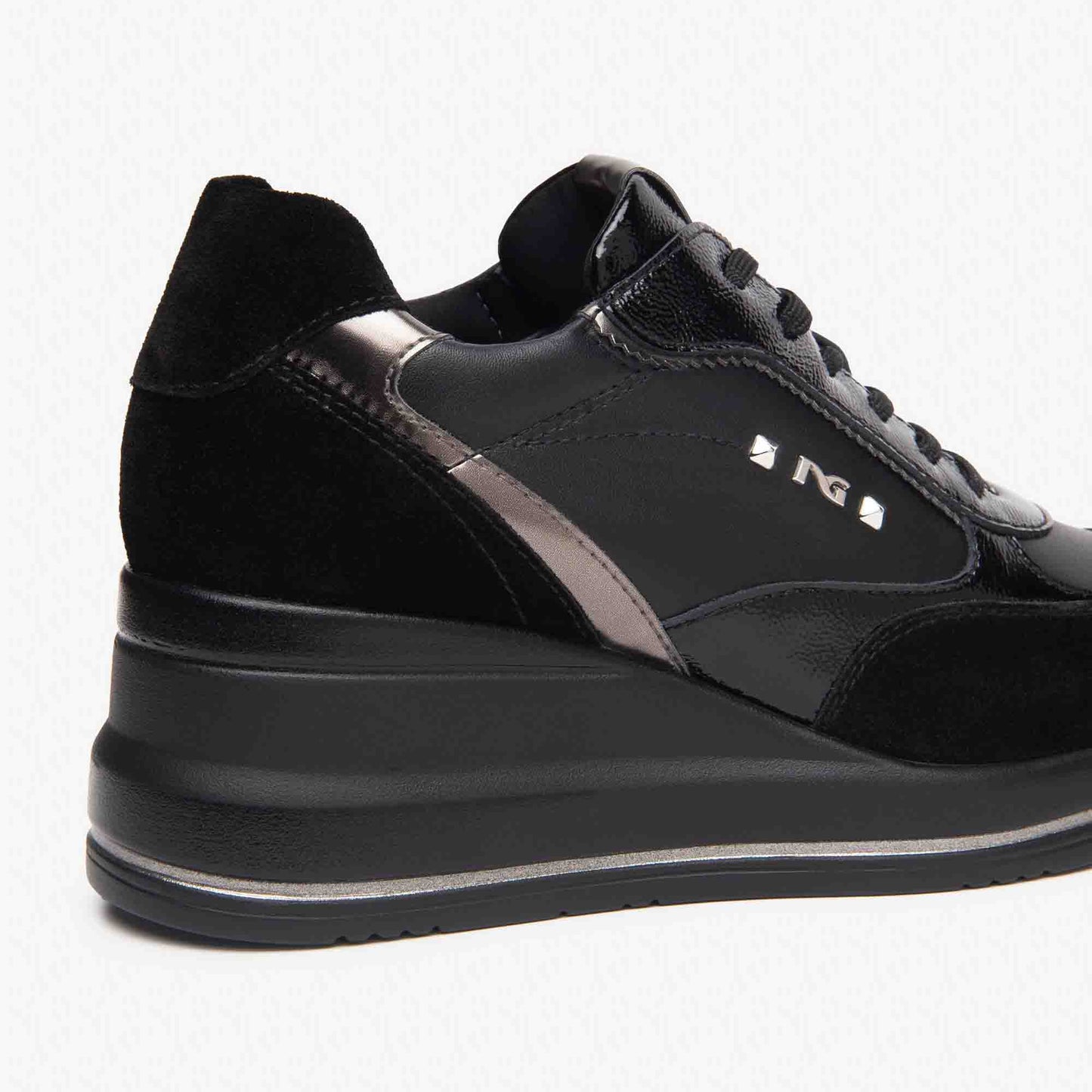 NeroGiardini Sneakers Donna in Suede,Vernice