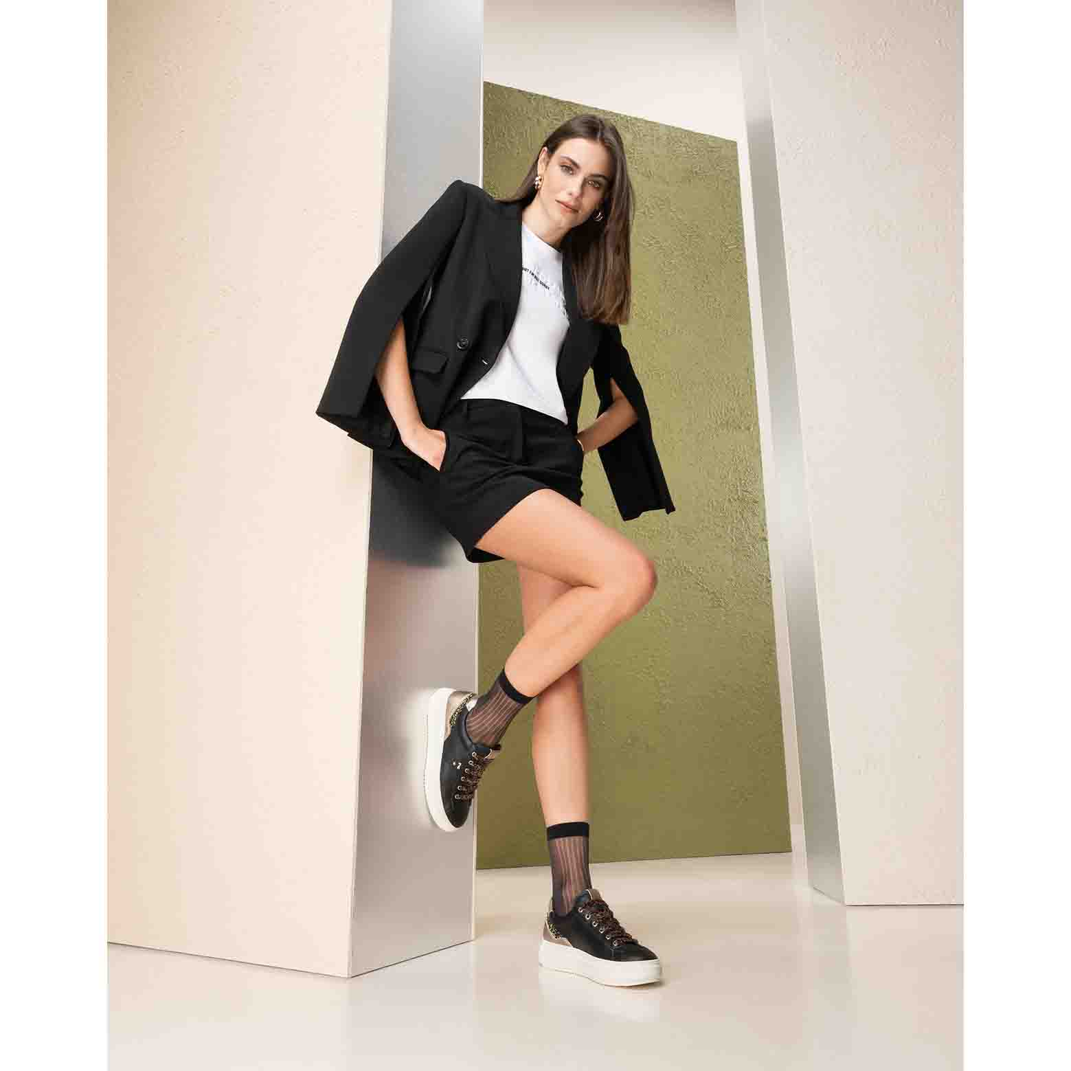 NeroGiardini Sneakers  pelle nero