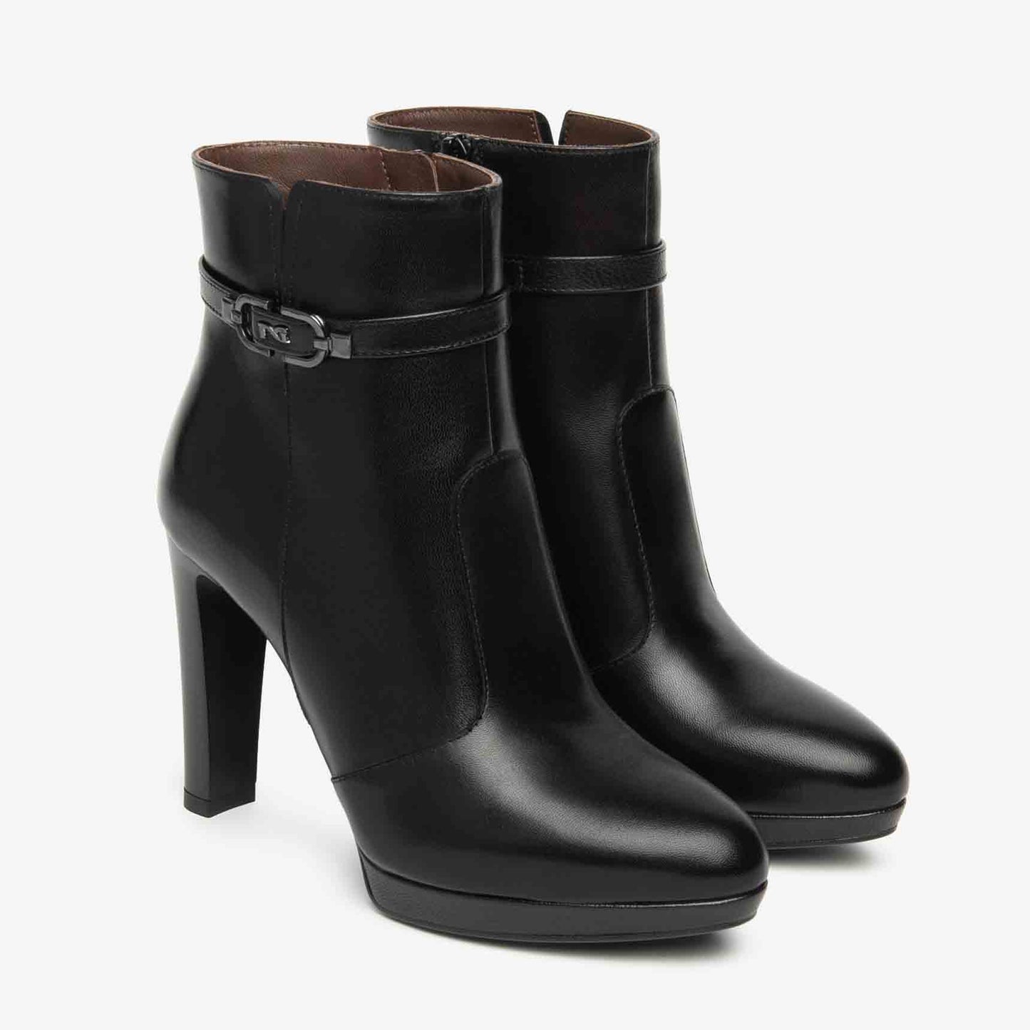 NeroGiardini Tronchetti Donna in Pelle