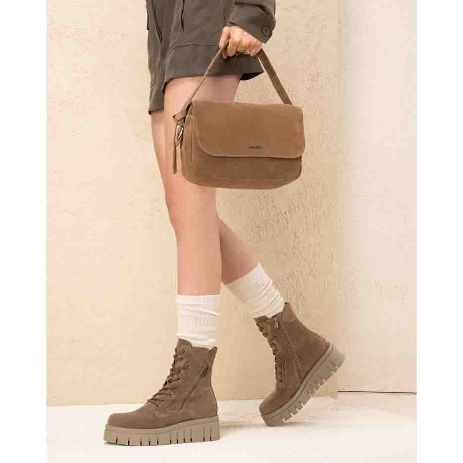 Anfibi donna in Suede