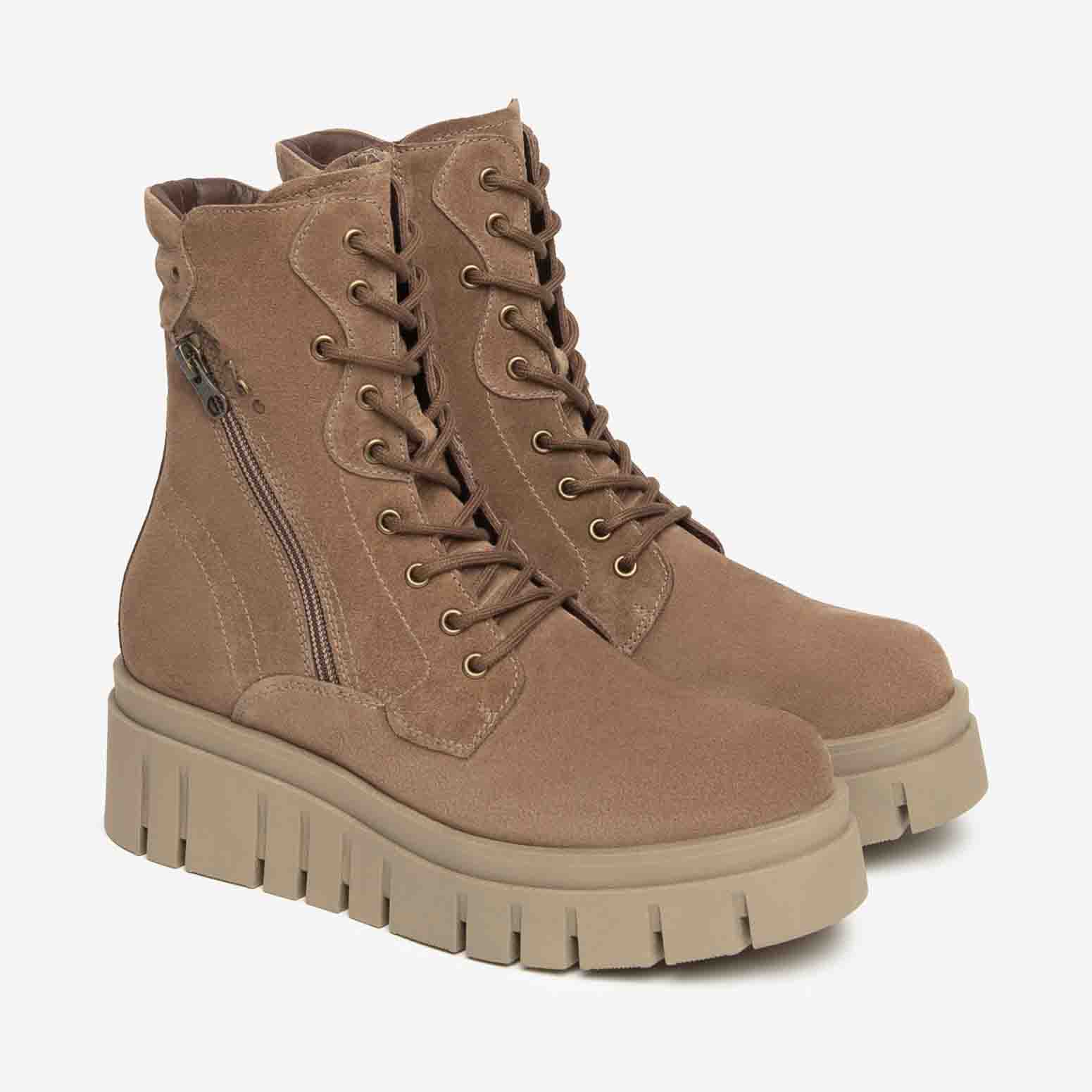 Anfibi donna in Suede