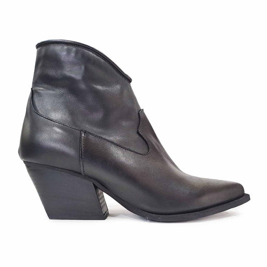 Stivali in pelle Nero GX 3 Pelle Nero tacco 70
