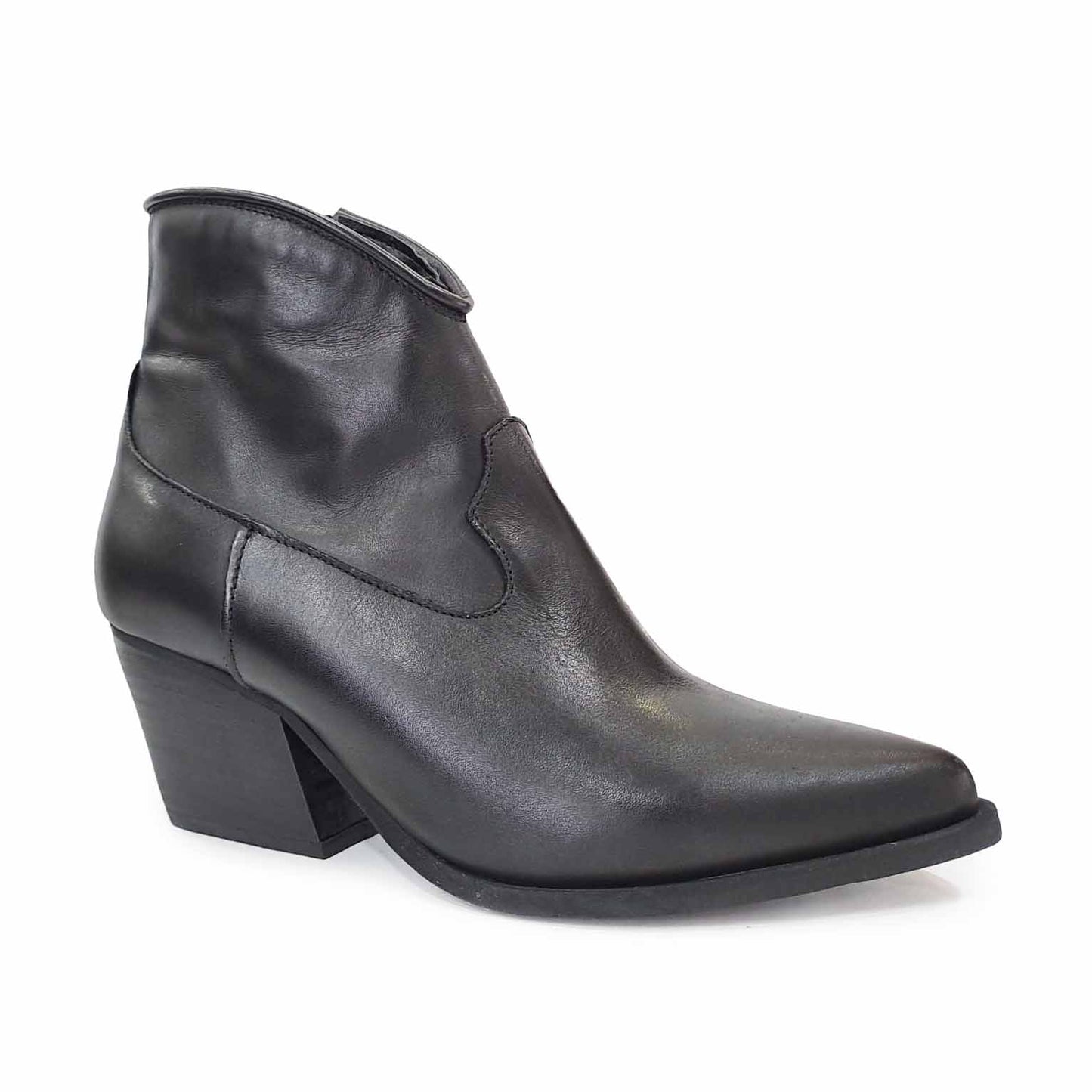 Stivali in pelle Nero GX 3 Pelle Nero tacco 70