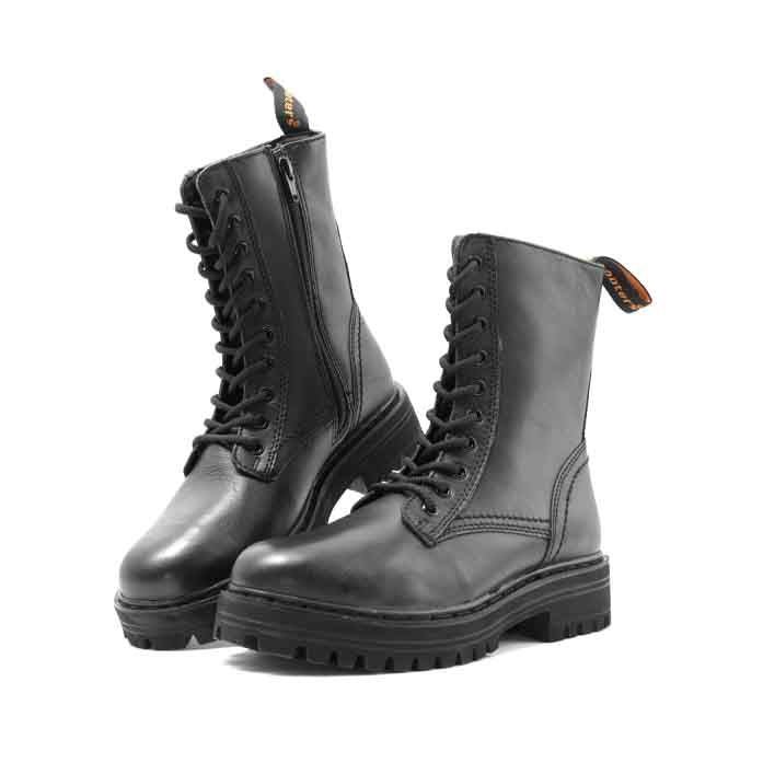 Stivaletto in nappa nero