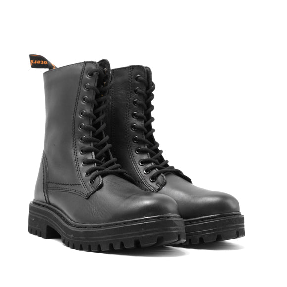 Stivaletto in nappa nero