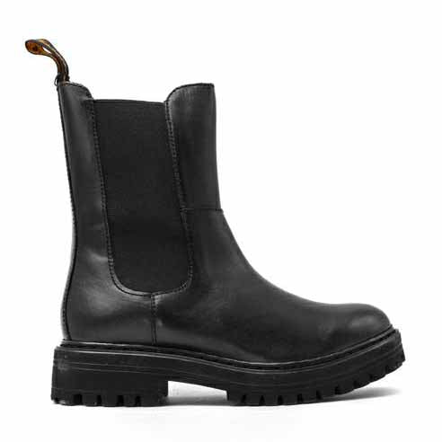 Stivaletto in nappa nero