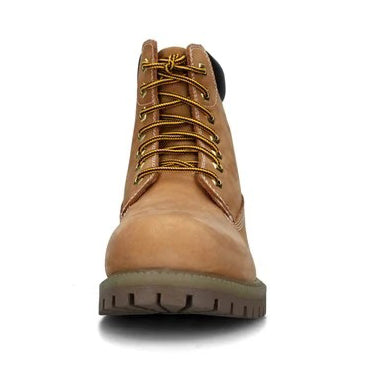 Stivaletto in pelle Nabuk giallo