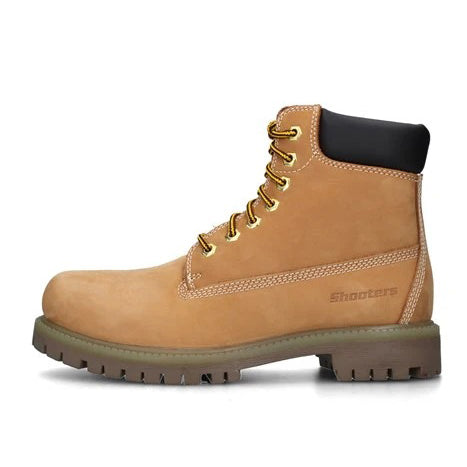 Stivaletto in pelle Nabuk giallo