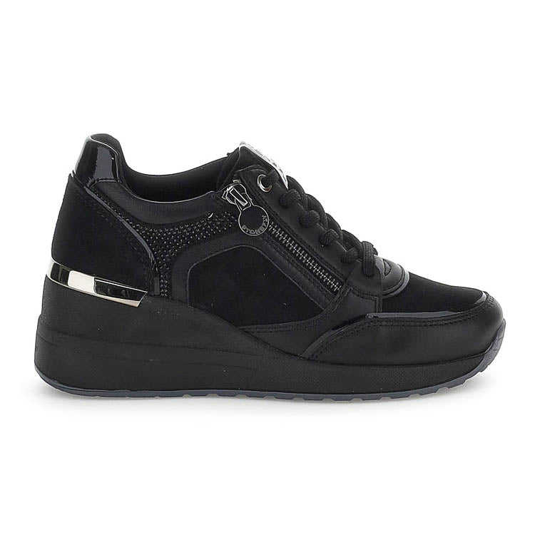 Stonefly Sneakers Mina 1 in nappa Nero