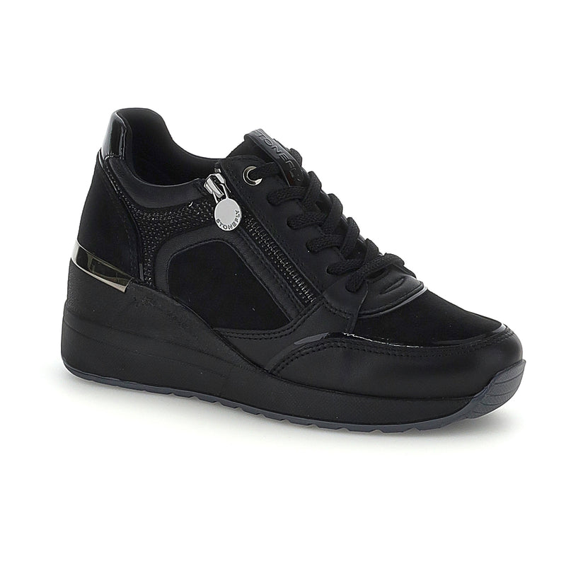 Stonefly Sneakers Mina 1 in nappa Nero