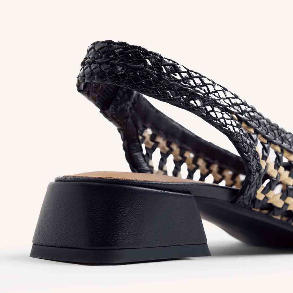 Gioseppo 79251 slingback in pelle  HOUNSLOW Nero