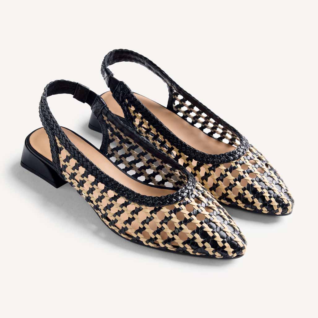 Gioseppo 79251 slingback in pelle  HOUNSLOW Nero