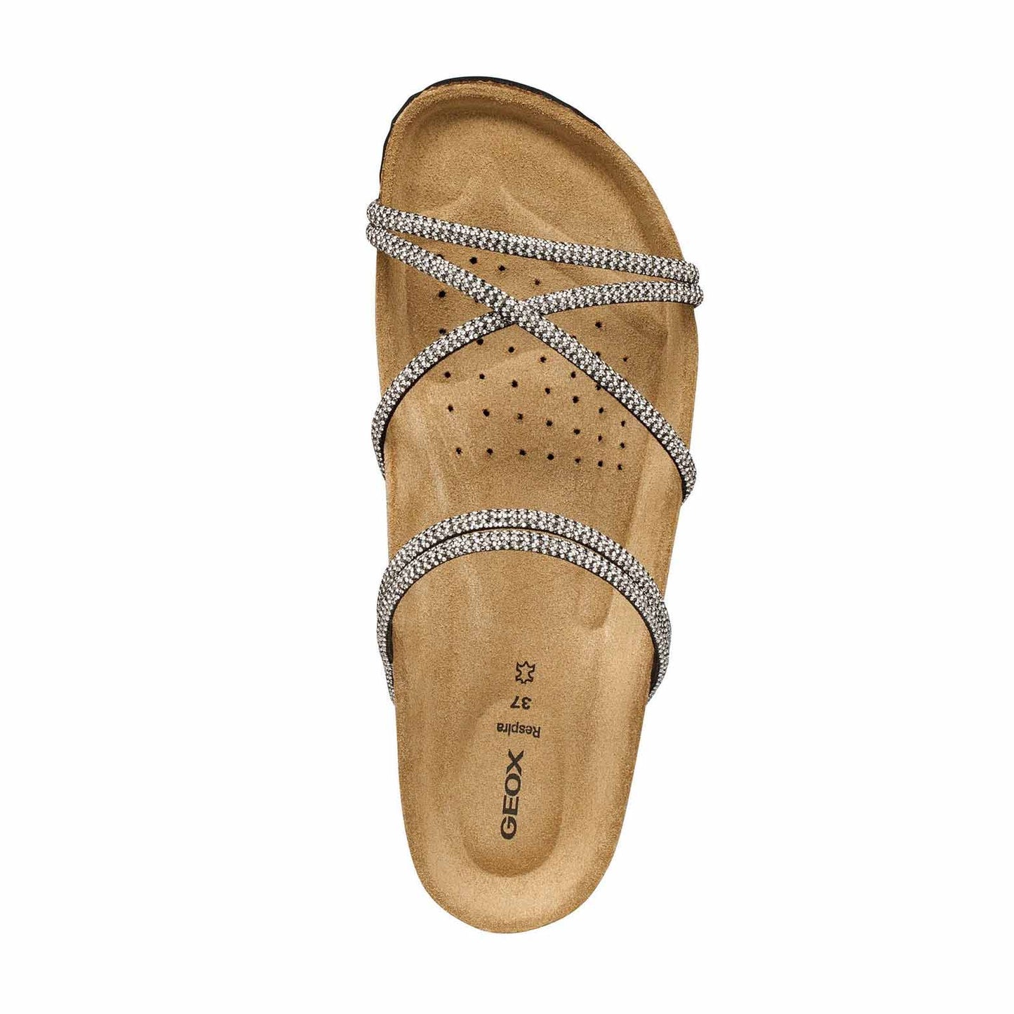 Geox biabatta glitterata Nero D BRIONIA R