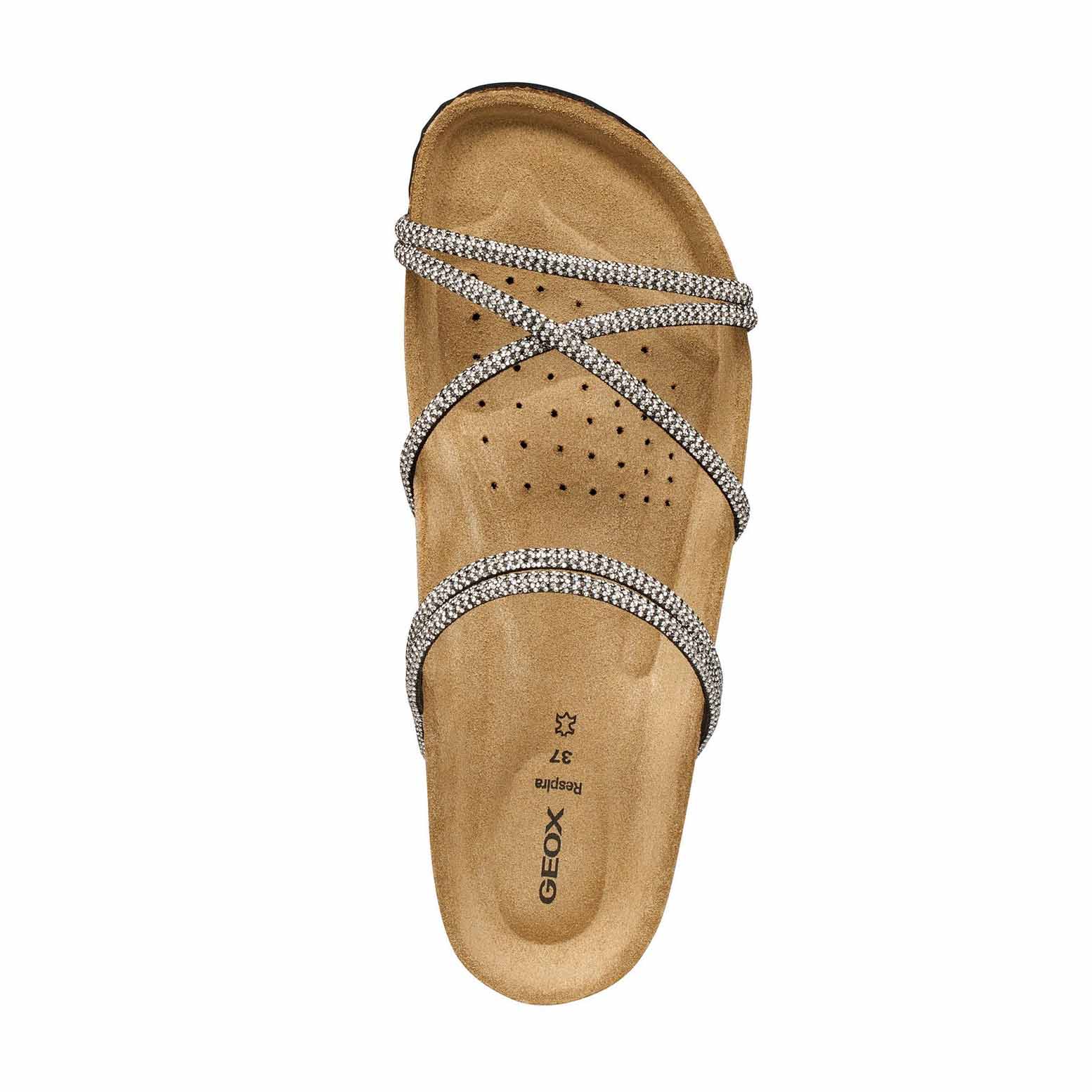 Geox biabatta glitterata Nero D BRIONIA R