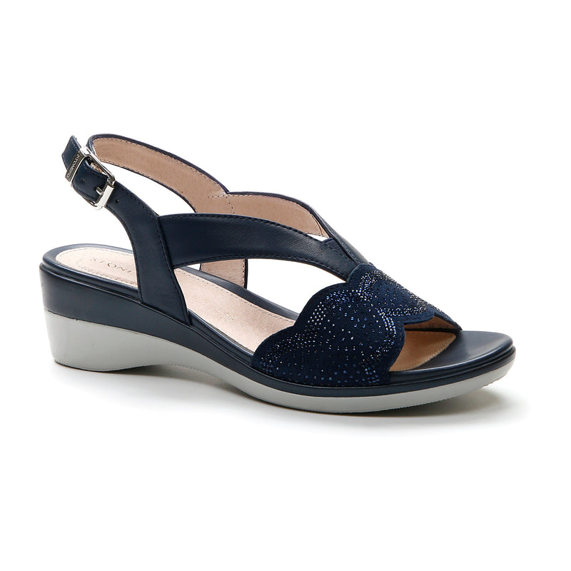 Stonefly VANITY III 30 suede strass goat suede in pelle