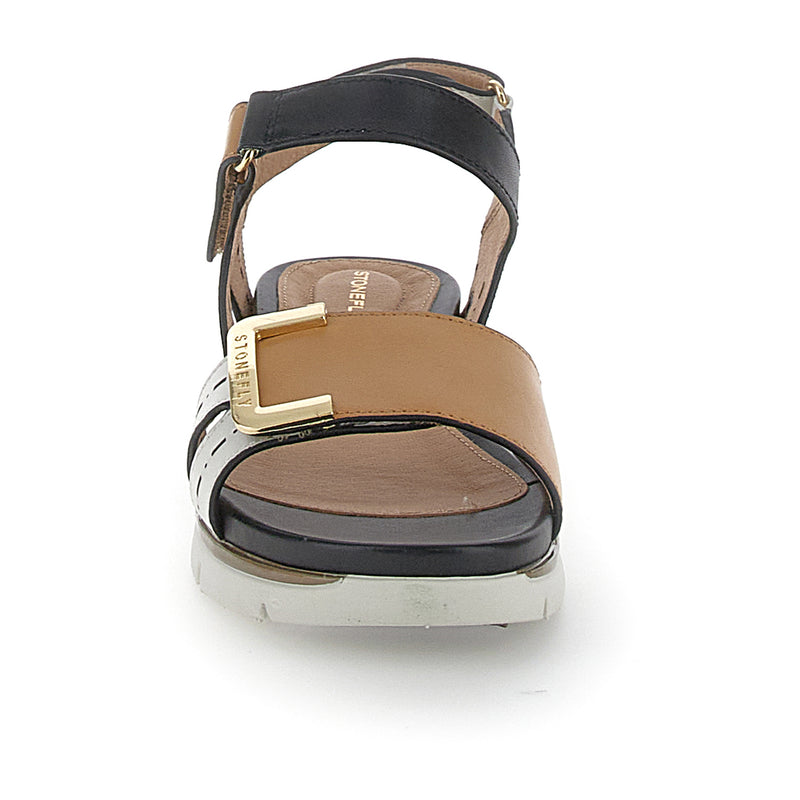 Stonefly ELODY 24 in pelle Bianco Marrone