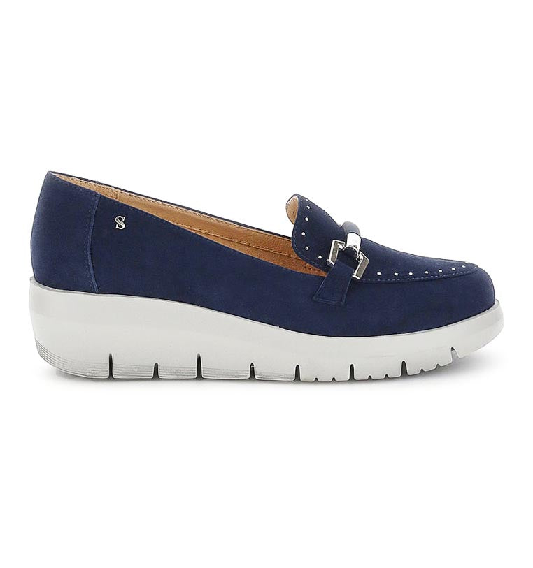 Stonefly PLUME 45 in pelle blu