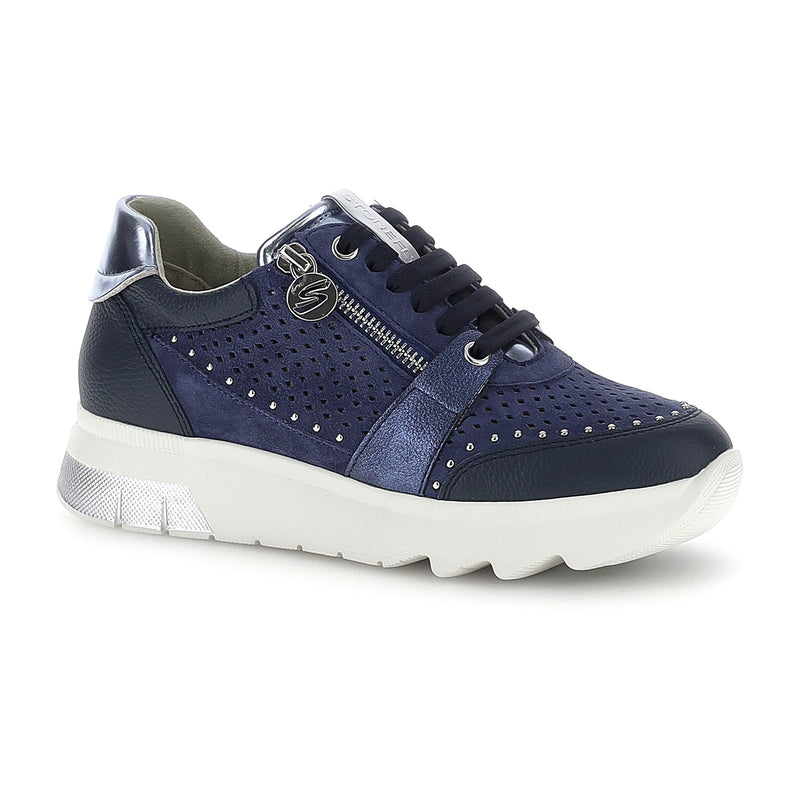 Stonefly SPOCK 47 ZIP SUE/NAP/LAMINATED GOAT SUEDE/NAPPA LEATHER/SYNTH