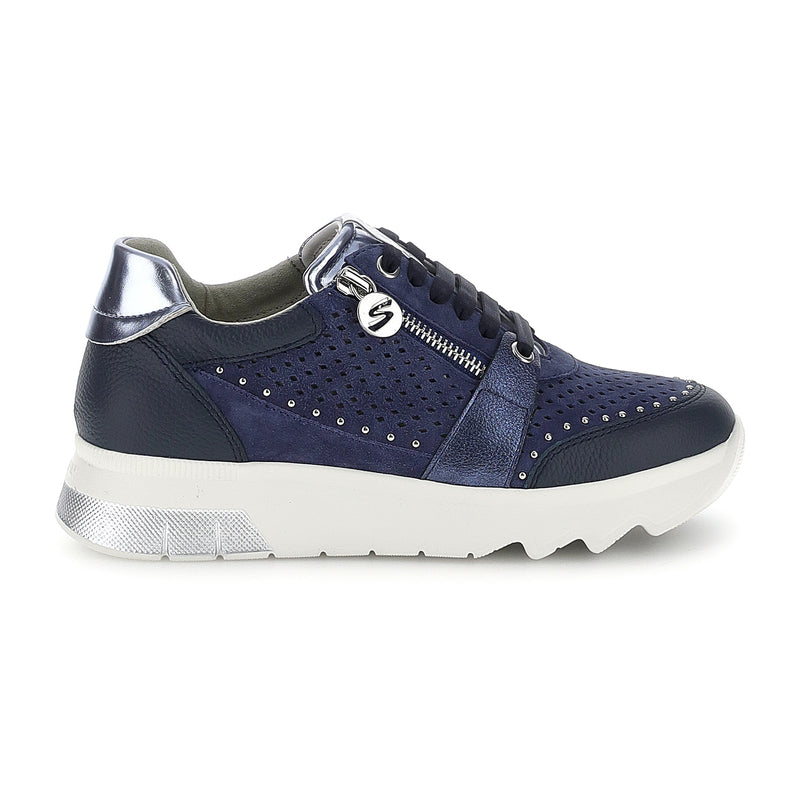 Stonefly SPOCK 47 ZIP SUE/NAP/LAMINATED GOAT SUEDE/NAPPA LEATHER/SYNTH