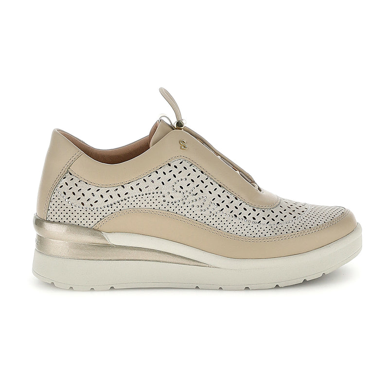 Stonefly CREAM 38 PULL in pelle traforata Nude