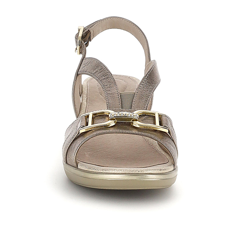 Stonefly VANITY III 37 laminato in pelle oro