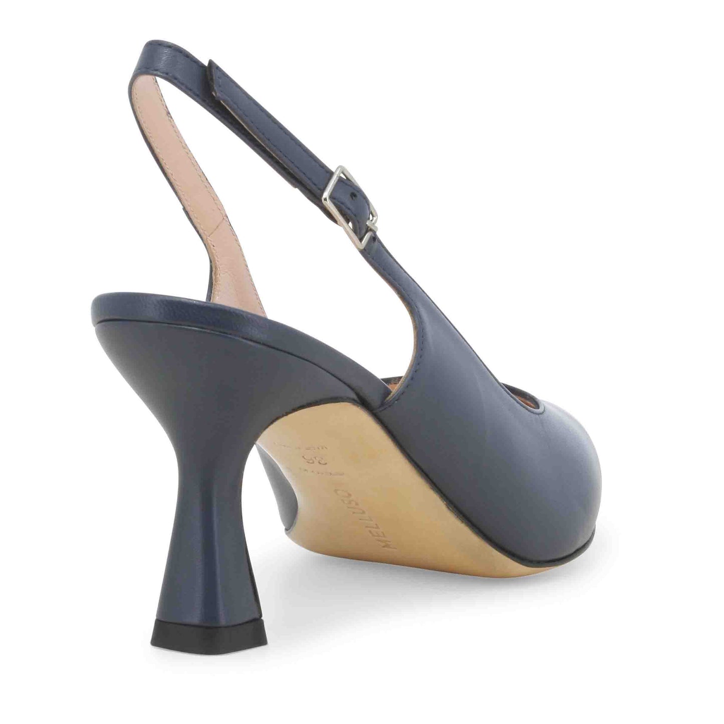 Melluso slingback tacco 70 D165Q Nappetta Abyss