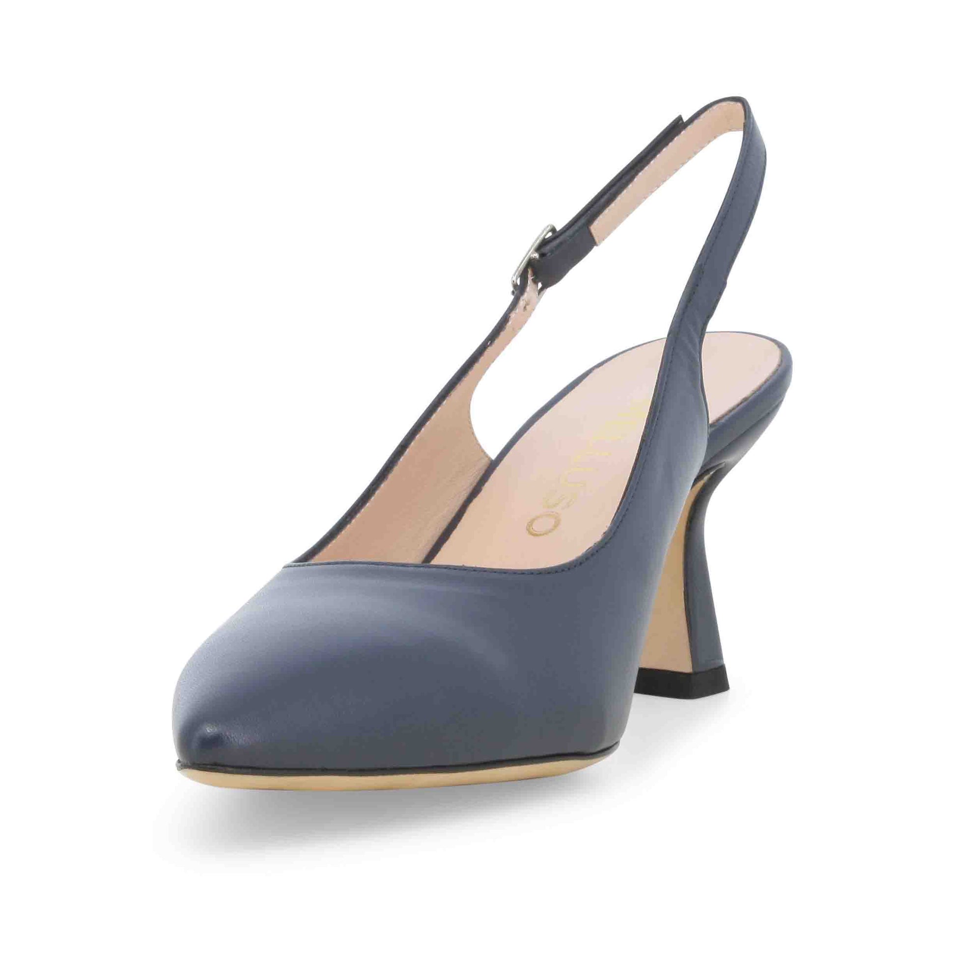 Melluso slingback tacco 70 D165Q Nappetta Abyss
