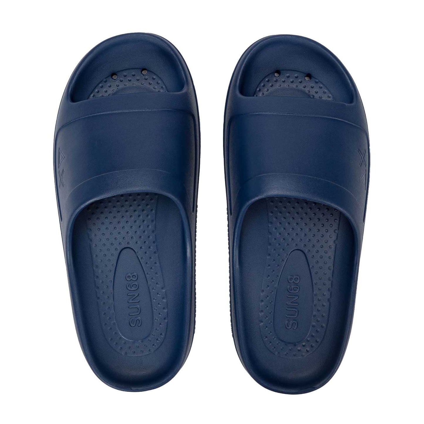 Sun68 Ciabatte in PU blu navy